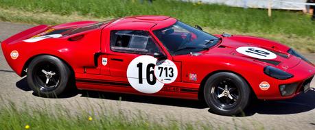 Ford Gt 40 Hillclimb red Sports Car