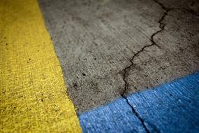 Close-Up photo of Paint on Asphalt