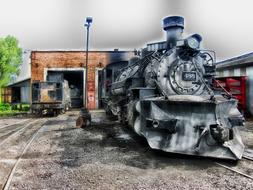 Locomotive Train Steam Engine Rail