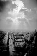 Sky Cloudy over City