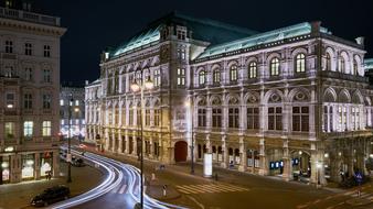 illuminated Buildings City