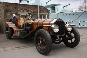 Vintage Old Car on street