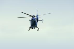 Air Monitoring, Police Helicopter at sky