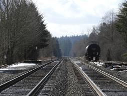 Railway Railroad Track Train