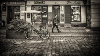 Historic Center of city, Black And white, germany, Berlin