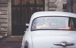 old Car Retro Window