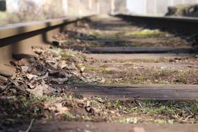 railroad close up