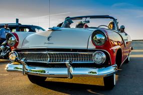 Ford Fairlane, Classic convertible car outdor