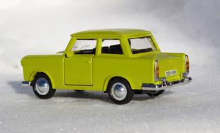 vintage green car model