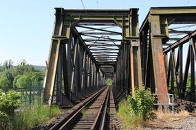 iron Railway Line Train