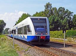 regional train at Usedomer