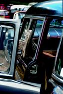 siesta car with windows close up