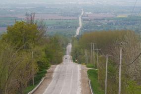 landscape of Hill Road Highway