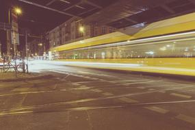 Architecture Berlin Bridge at night