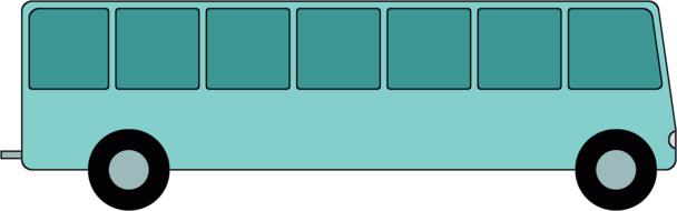 blue bus as an illustration