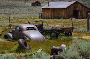 Old Car in Ghost Town