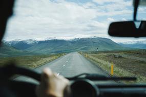 car on Road Path