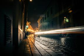 Street Alley at Night