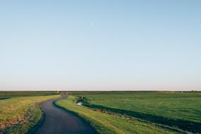 landscape of Countryside Cropland Farm