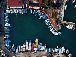 marina top view