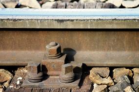 Rail Track Rusty Threshold