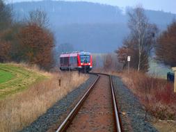 Railway Line Train Race