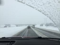 Winter Driving Windshield