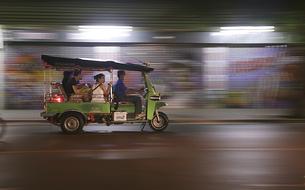 action photo of Tut Tuk Thailand Transportation