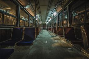 Bus Seats in Transportation Public vehicle