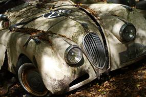 Jaguar Oldtimer Auto rusted