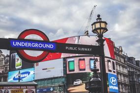 Underground Subway in London