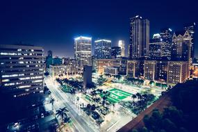 Downtown City Lights