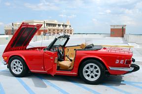 Red British Sports Car