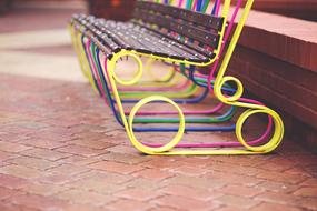 colorful Bench Design