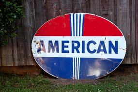 american Shield Street Sign