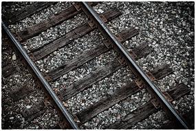 Railroad Railway Gravel