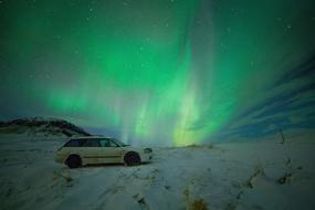 Green Aurora Borealis Nature