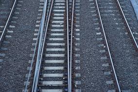 Railway Tracks Changing Lanes