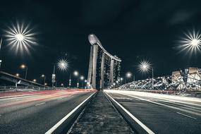 cityscape of Lights Night Sculpture