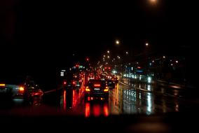 Night Rainy Road photo