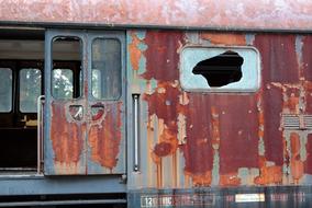 Wagon Glass Window Railway