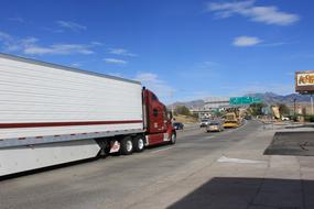 cars and Truck on Road