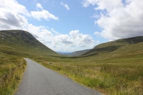 Ireland Mountains Road