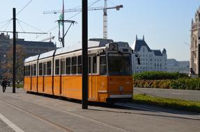 Tram Transport Yellow