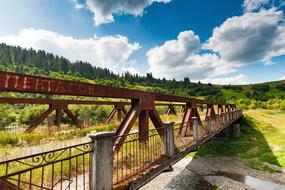 Old Bridge Ukraine Carpathian