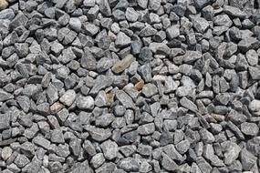 gray gravel for construction