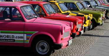 Berlin Trabant Trabi cars