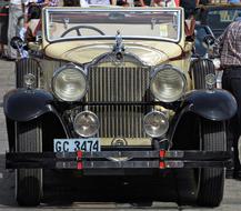 Open-Top Vintage Old car