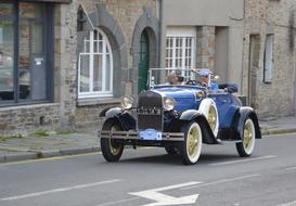 Old Car Classic on road