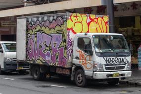 Graffiti Truck Old